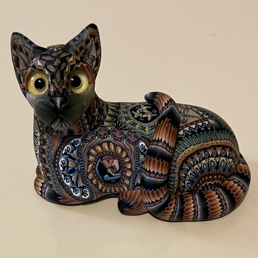 Jon Stuart Anderson Polymer Clay Cat Creations Figurine